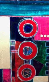 PRIVATE
COLLECTION:
Circle Round 
Rouge
36" X 48"
